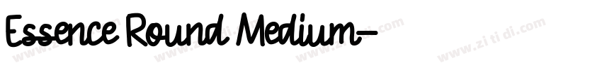 Essence Round Medium字体转换